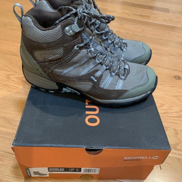 New Merrell Tuskora Mid Waterproof Hiking/Trail Boots - Picture 4 of 11